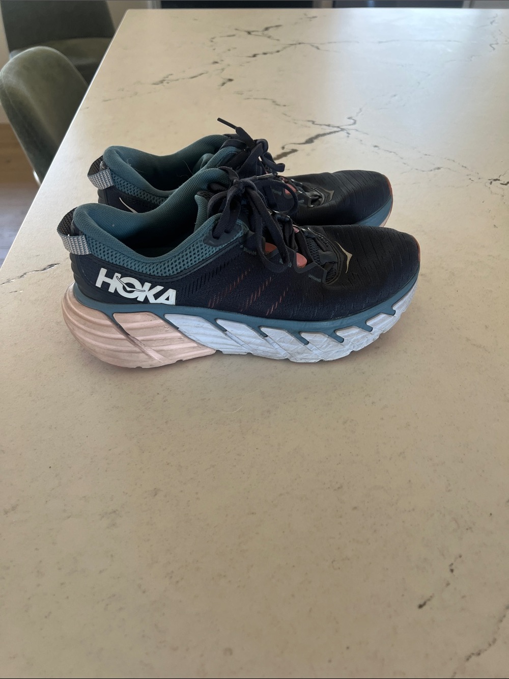 Hoka Gaviota 3 size 8. Running Trail shoe. Amazing shoe wore 2 times.